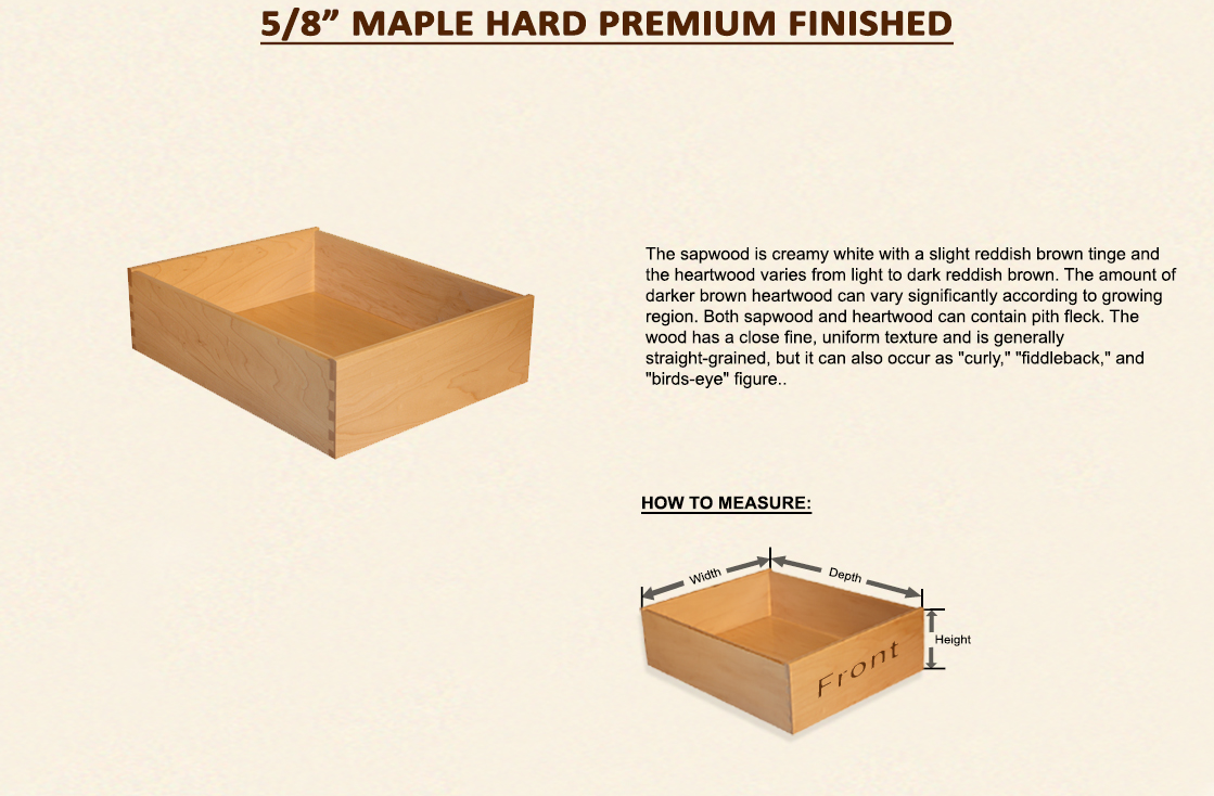 Drawer Depot Custom Made Drawer Boxes