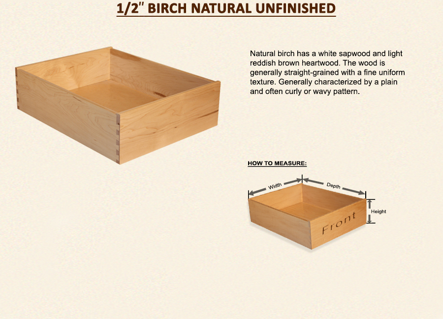 Drawer Depot Custom Made Drawer Boxes