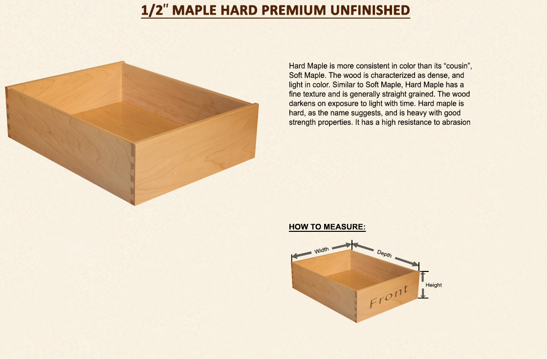 Drawer Depot Custom Made Drawer Boxes