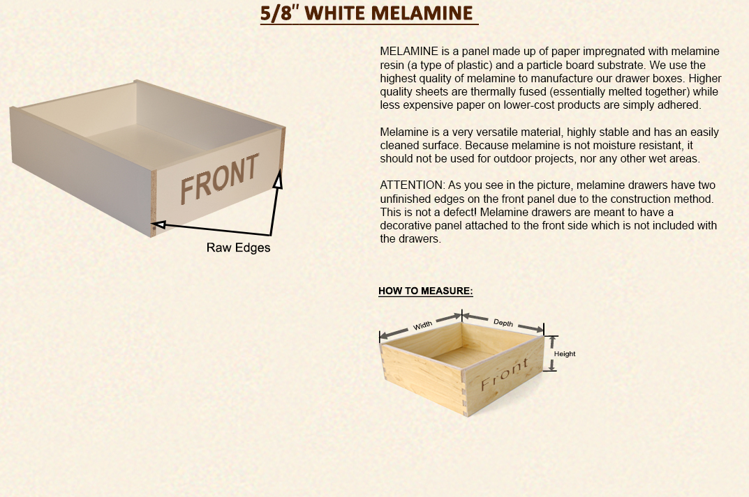 Drawer Depot Custom Made Drawer Boxes