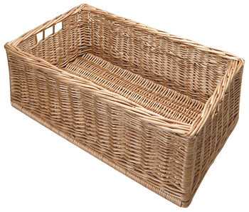 Wicker Basket 11 1/4 W Wicker Basket 11 1/4 W
