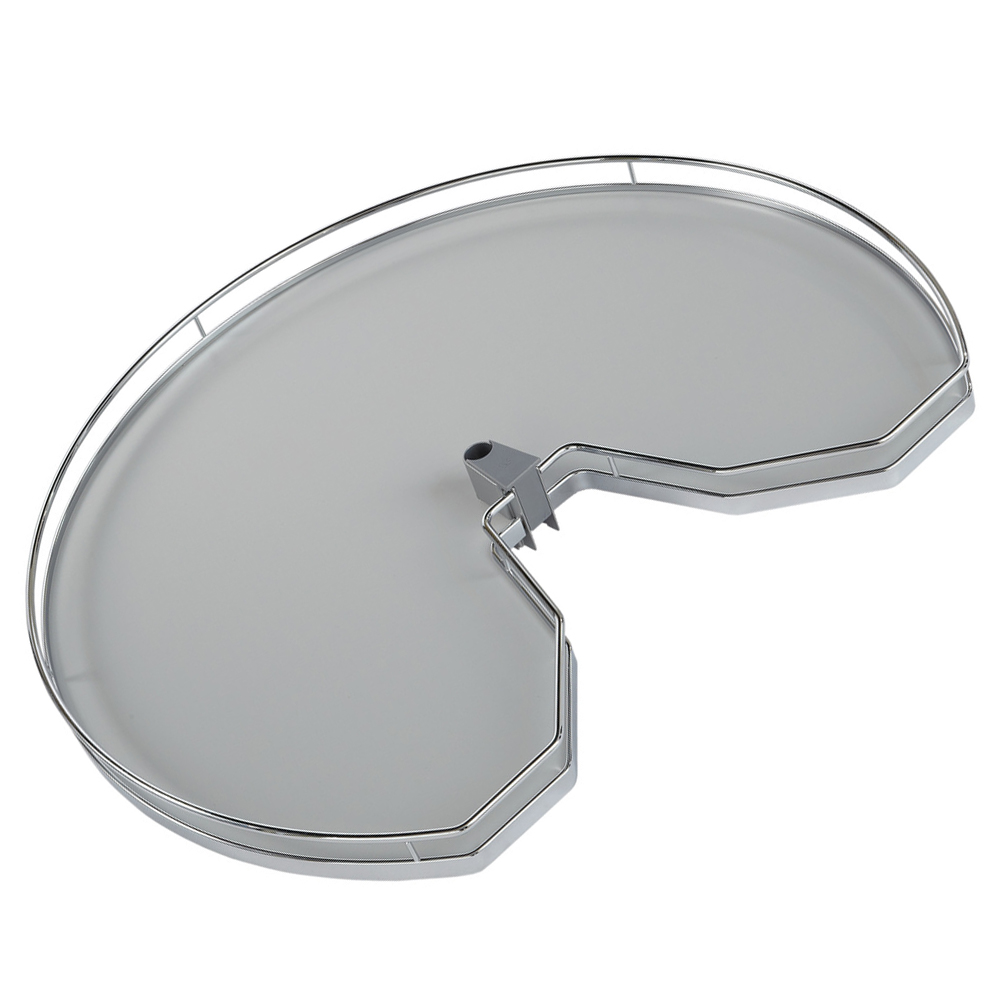 Corner Cut Gray/Chrome 32x32 Corner Cut Gray/Chrome 32x32