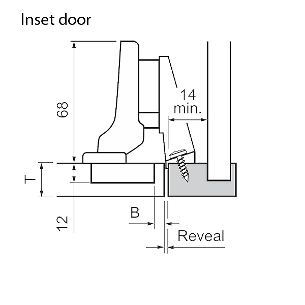 Half-Cranked Inset Door - <b>Inserta</b> (SELF CLOSE) Half-Cranked Inset Door - <b>Inserta</b> (SELF CLOSE)