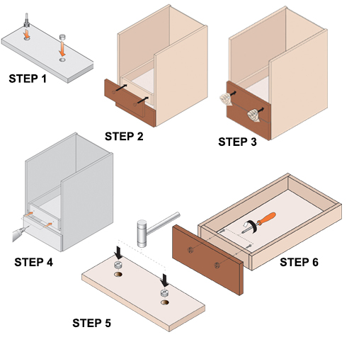 Drawer Front Adjusters Kit