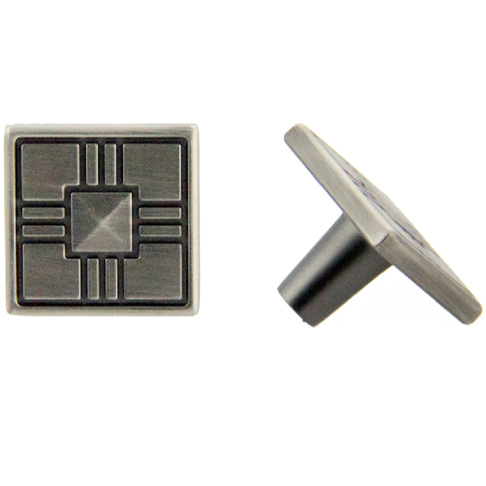 Antique Pewter Craftsman Knob 32mm Antique Pewter Craftsman Knob 32mm