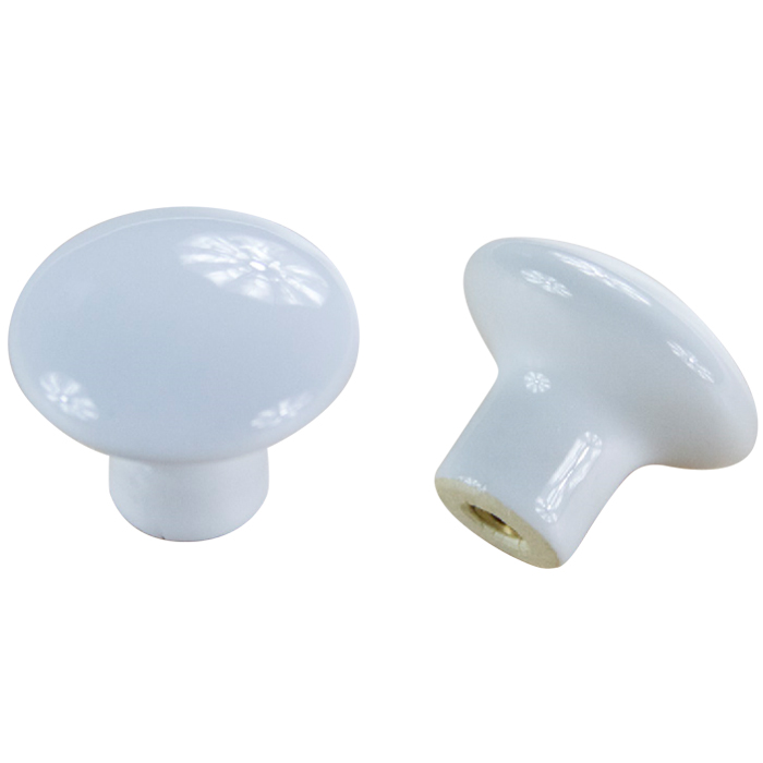 White Porcelain Knob 1-1/4\ White Porcelain Knob 1-1/4\