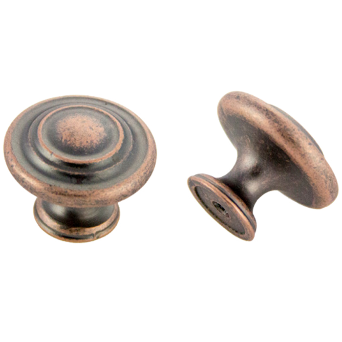 Antique Copper Knob 1-3/8\ Antique Copper Knob 1-3/8\