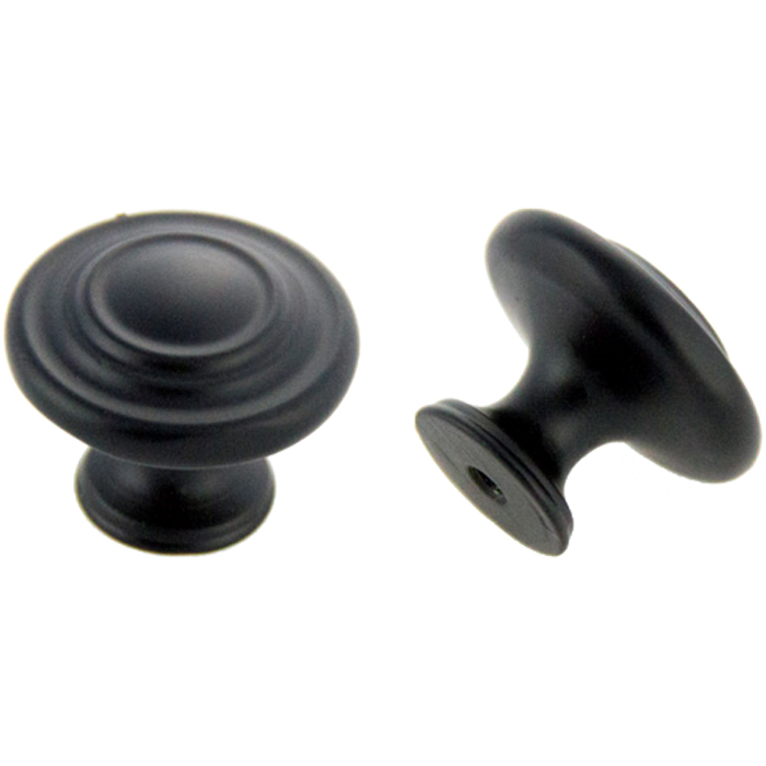 Matt Black Knob 1-3/8\ Matt Black Knob 1-3/8\