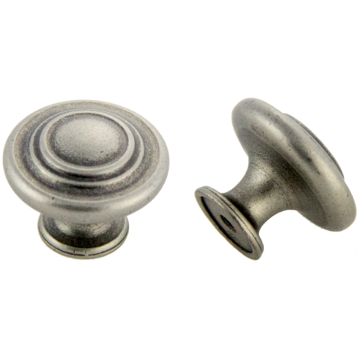 Antique Silver Knob 1-3/8\ Antique Silver Knob 1-3/8\