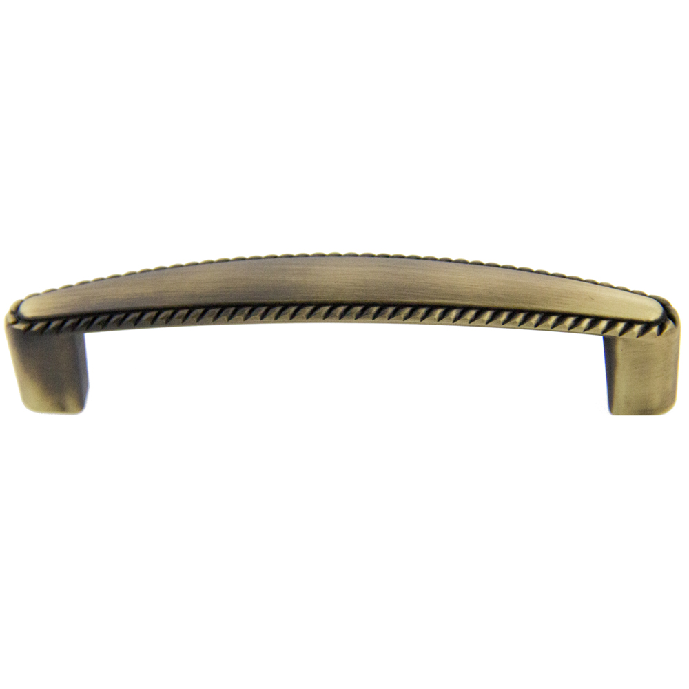 Antique Satin Brass Pull 96mm CC Antique Satin Brass Pull 96mm CC