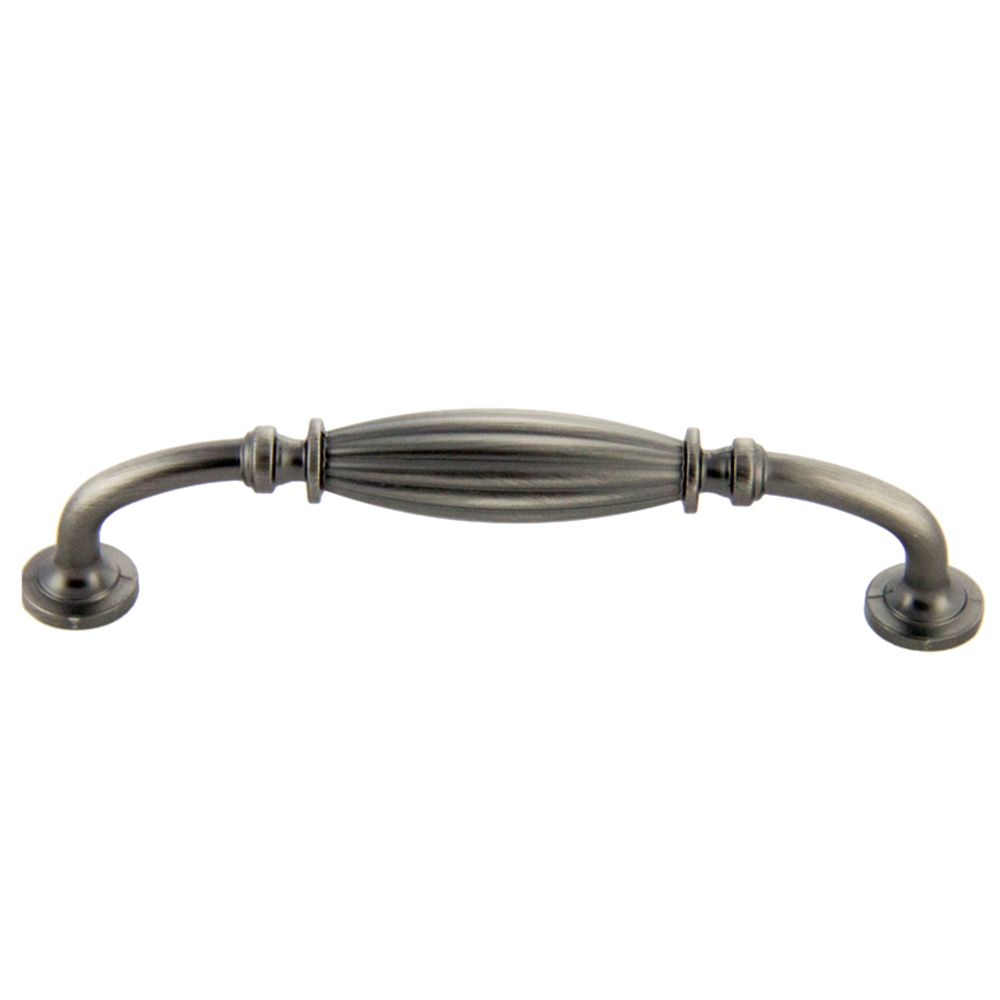 Satin Pewter Deco Pull 128mm CC Satin Pewter Deco Pull 128mm CC
