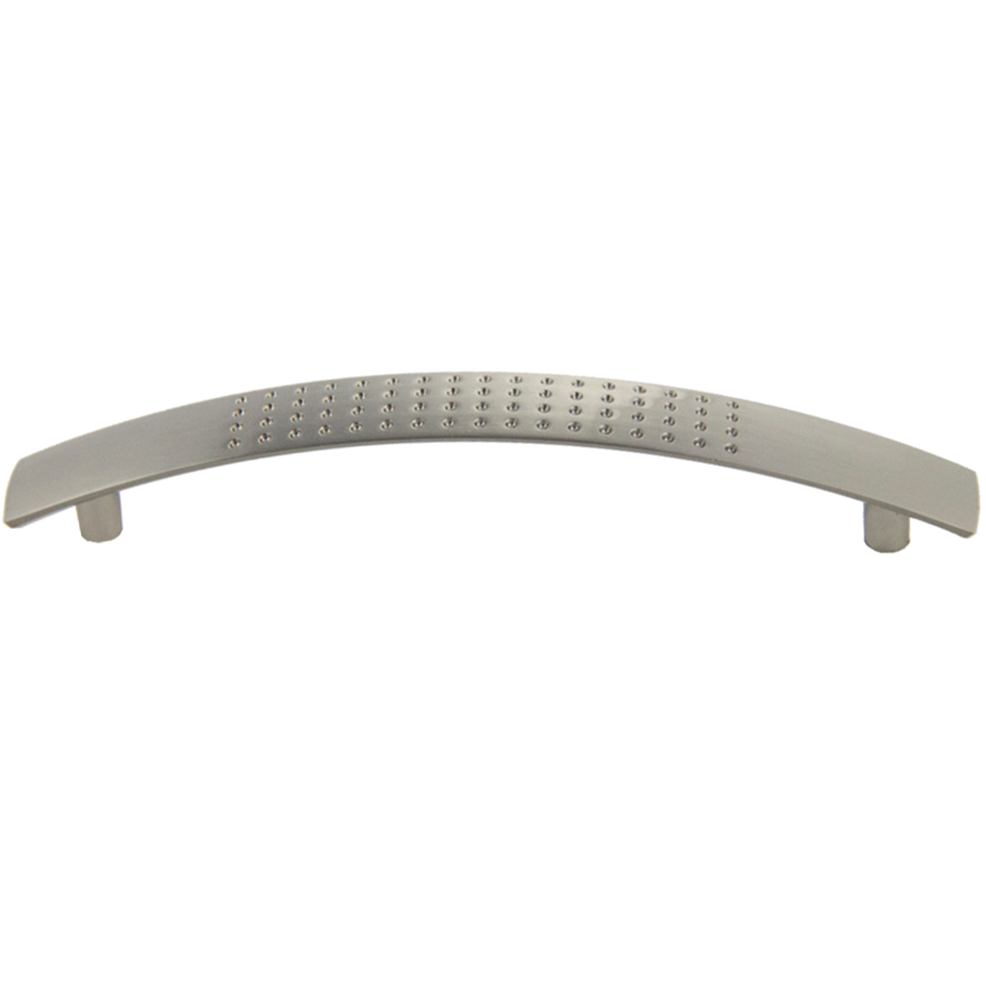 Dimpled Pull Satin Nickel 128mm CC Dimpled Pull Satin Nickel 128mm CC